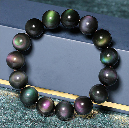 Rainbow Obsidian Bracelet 8''