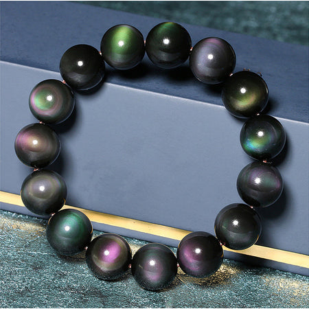 Rainbow Obsidian Bracelet 8''