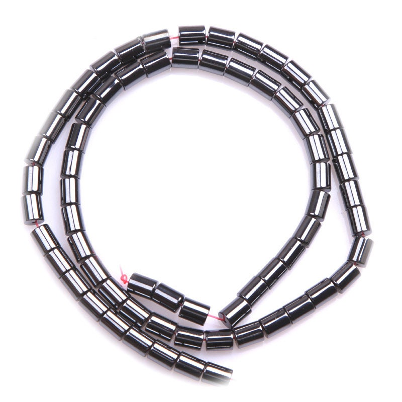 Hematite Tube Beads 6mm 8mm 10mm 12mm