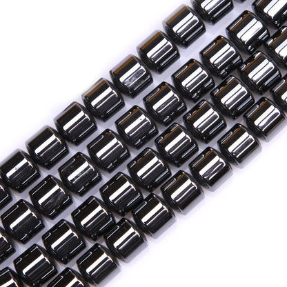 Hematite Tube Beads 6mm 8mm 10mm 12mm