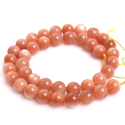 AAA Genuine Sunstone Beads 4mm 6mm 8mm 10mm 15''