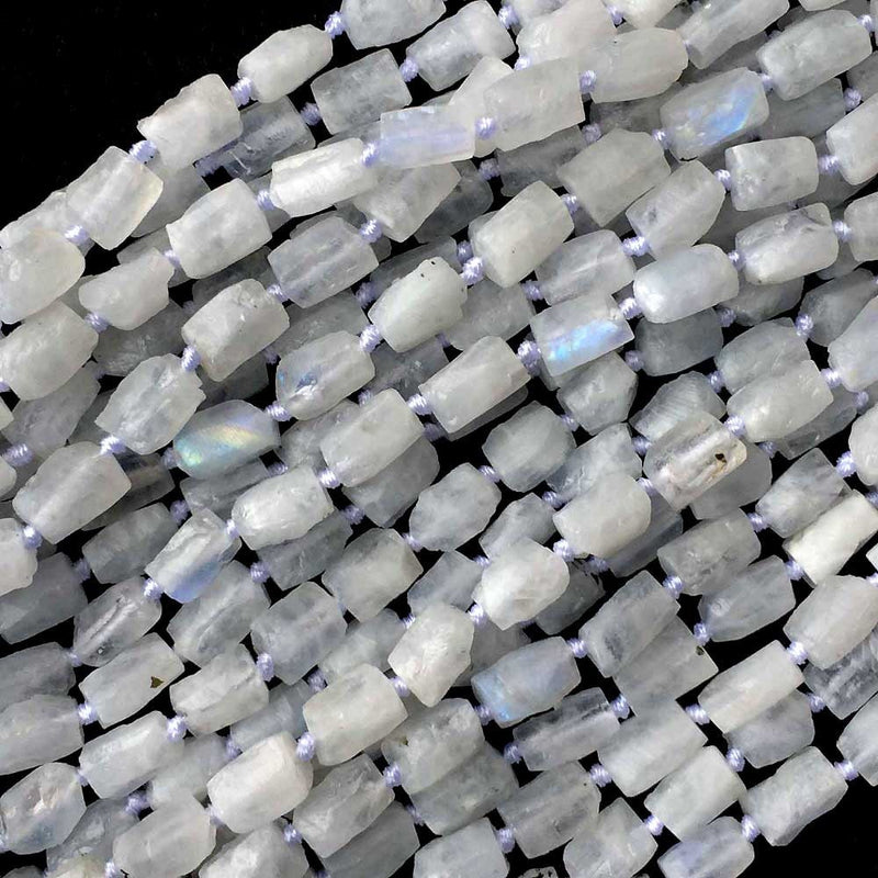 Perles pépites de pierre de lune 6-8 mm