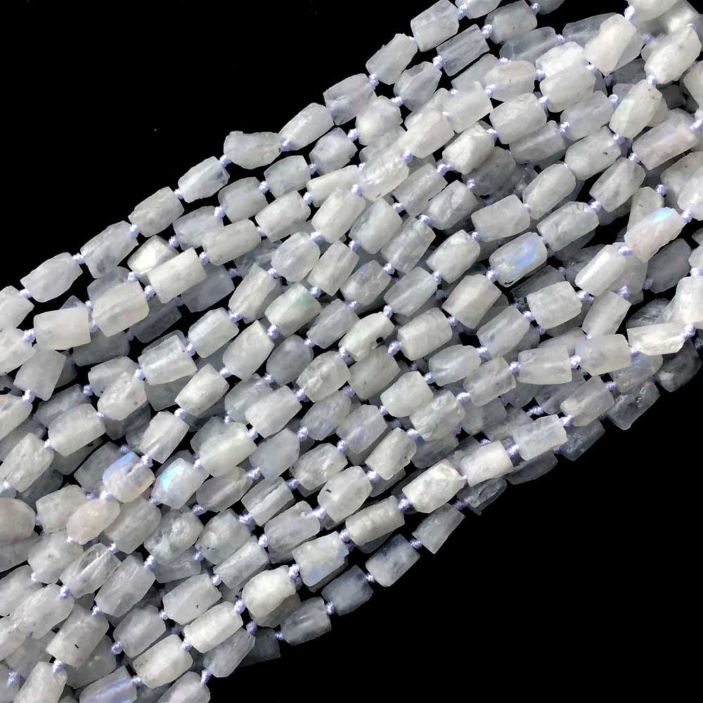 Moonstone Nugget Beads 6-8mm