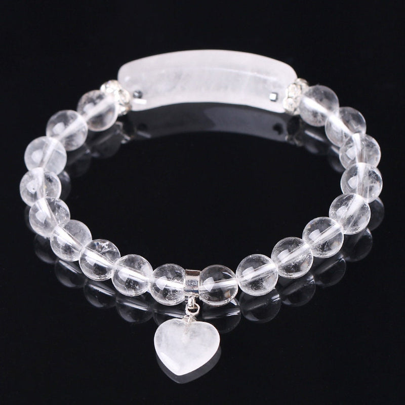 Crystal Heart Bracelet 7''