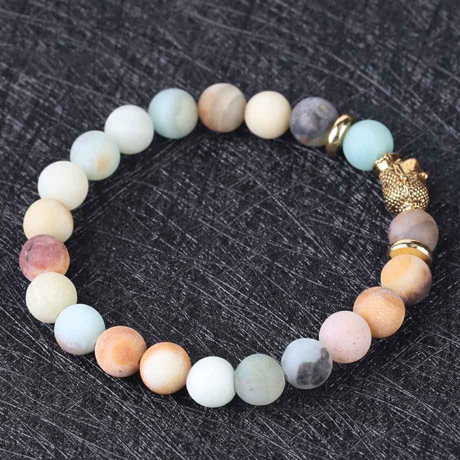 Matte Amazonite Bracelets 7''