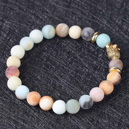 Matte Amazonite Bracelets 7''