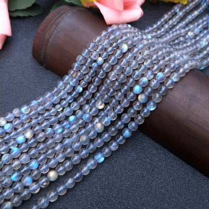 Perles de labradorite de qualité supérieure 4 mm 5 mm 6 mm 8 mm 10 mm 15''