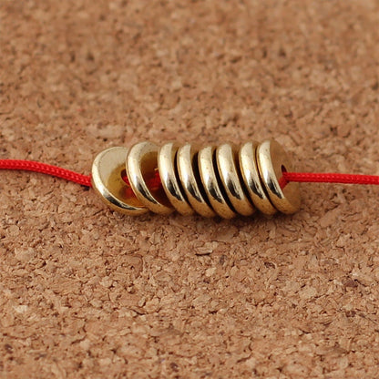 Copper Beads Rondelle Jewelry Findings 4mm 6mm 8mm 10mm 50pcs