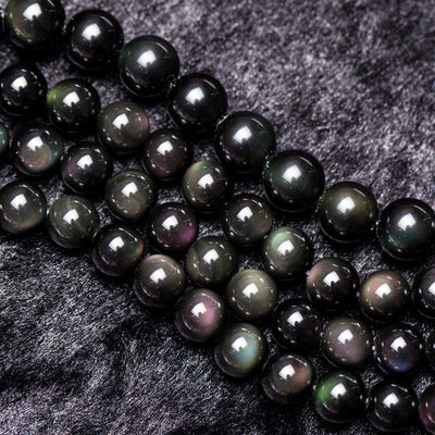 A Rainbow Obsidian Beads 6mm 8mm 10mm 12mm 14mm 16mm 18mm 15''