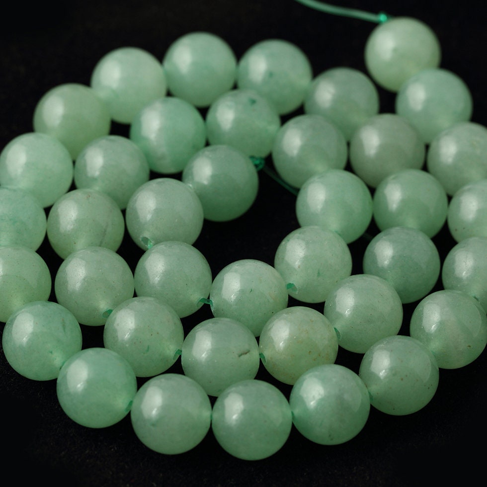 Green Aventurine , Natural Gemstone , Round Stone  4mm 6mm 8mm 10mm 12mm