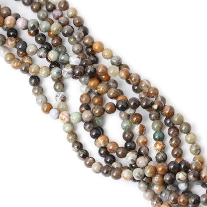 Afrikansk jade, naturlig ædelsten, rund sten 6mm 8mm 10mm 15''