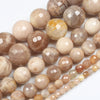 Sunstone Faceted Beads 6mm 8mm 10mm 12mm 15''
