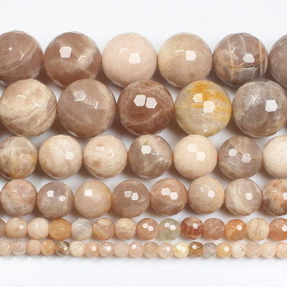 Sunstone Faceted Beads 6mm 8mm 10mm 12mm 15''