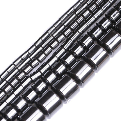 Hematite Tube Beads 6mm 8mm 10mm 12mm
