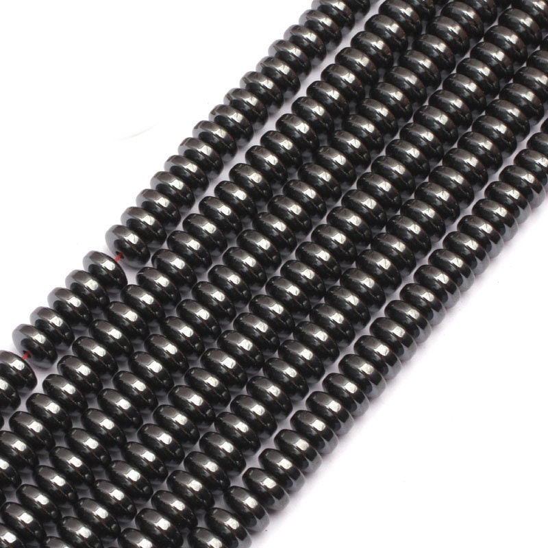 Hematite Rondelle Beads 4mm 6mm 8mm 10mm 15''