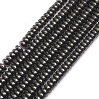 Hematite Rondelle Beads 4mm 6mm 8mm 10mm 15''