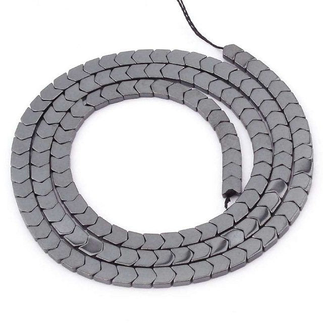 Hematite Arrow Beads 3x3mm