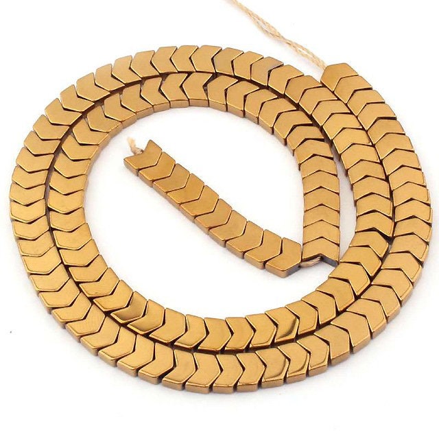 Hæmatit pilperler 3x6mm 6x8mm