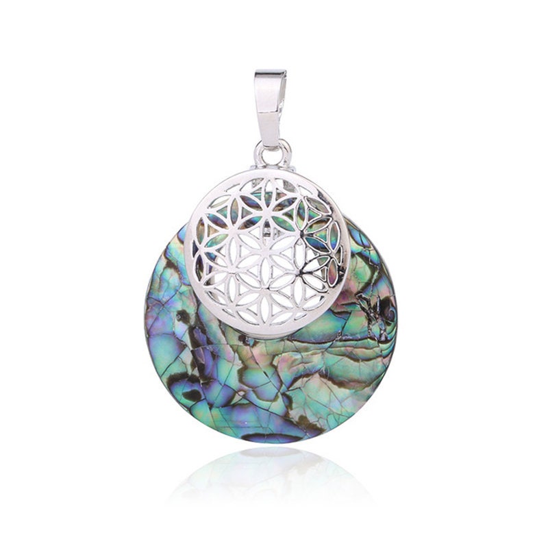 Shell Pendant Halskæde, Charms Pendant Til Kvinder, Abalone Shell Halskæde Smykker 18''