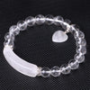 Crystal Heart Bracelet 7''