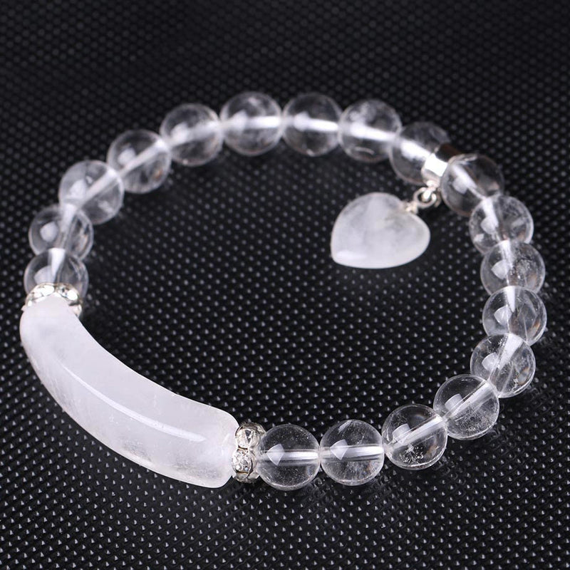 Crystal Heart Bracelet 7''