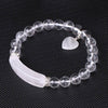 Crystal Heart Bracelet 7''