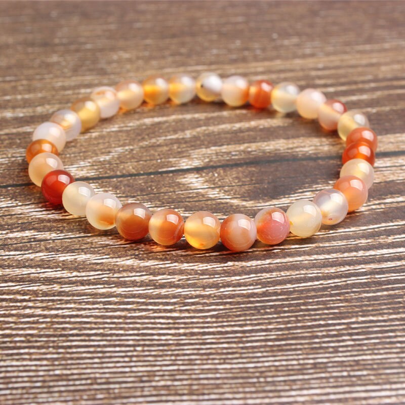 Bracelet Cornaline 8''