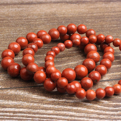 Un bracelet en jaspe rouge 8''