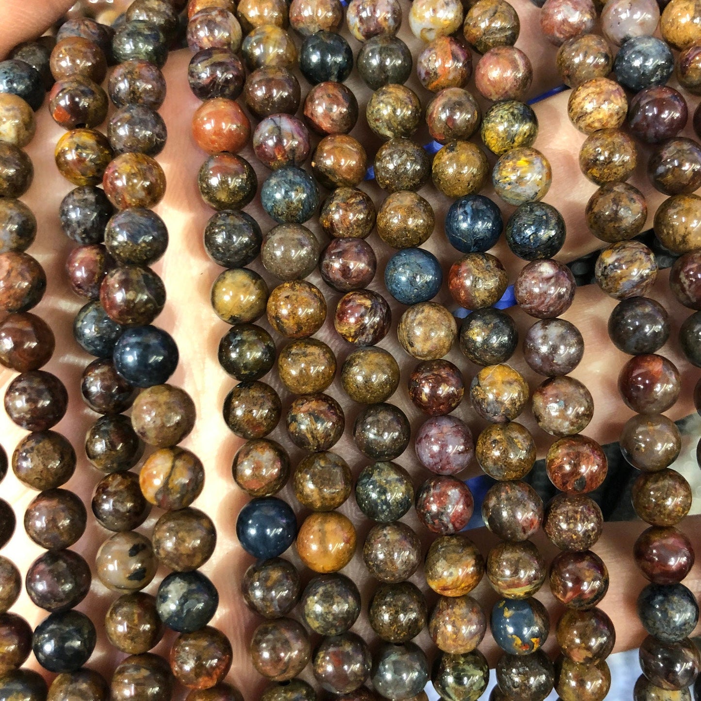 Pietersite Beads 4mm 6mm 8mm 10mm 15''