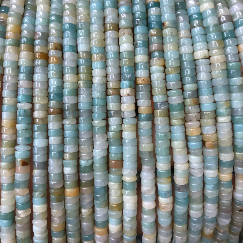 Perles en Amazonite 2x4mm, 15''