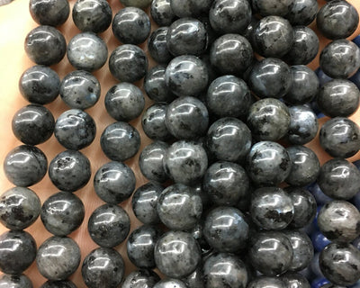 Black Labradorite Beads 4mm 6mm 8mm 10mm 12mm 15''