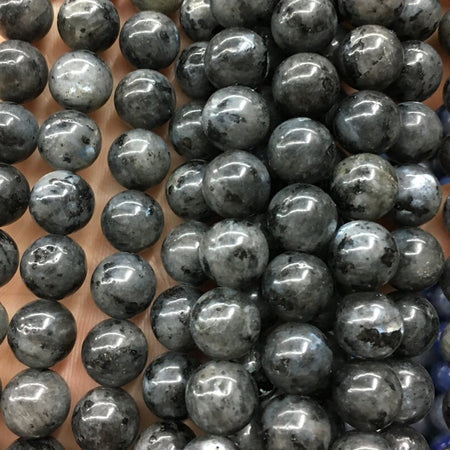Black Labradorite Beads 4mm 6mm 8mm 10mm 12mm 15''