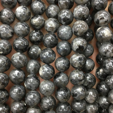 Black Labradorite Beads 4mm 6mm 8mm 10mm 12mm 15''