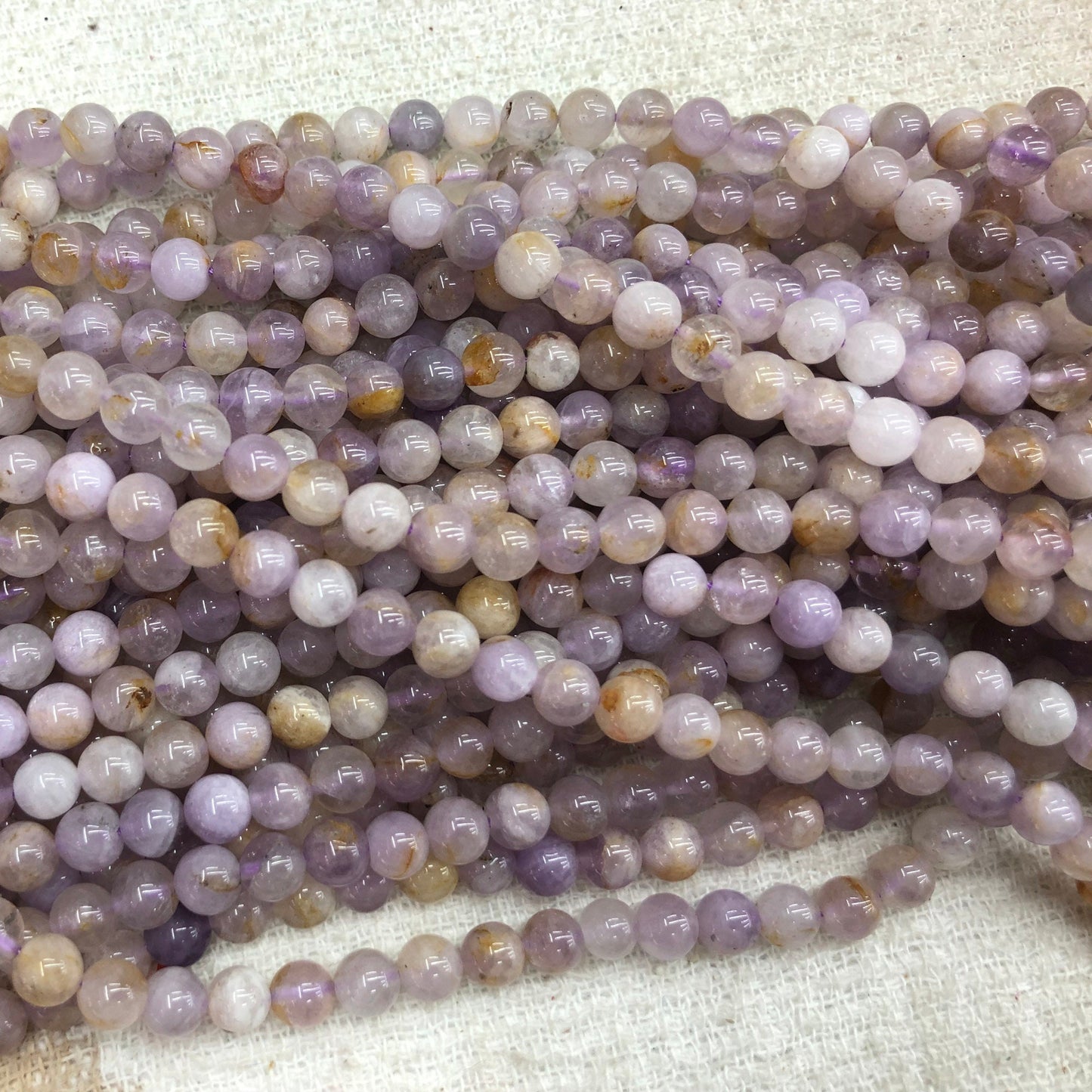 Lilla jade, naturlig ædelsten, rund sten 6mm 8mm 10mm 12mm 15''