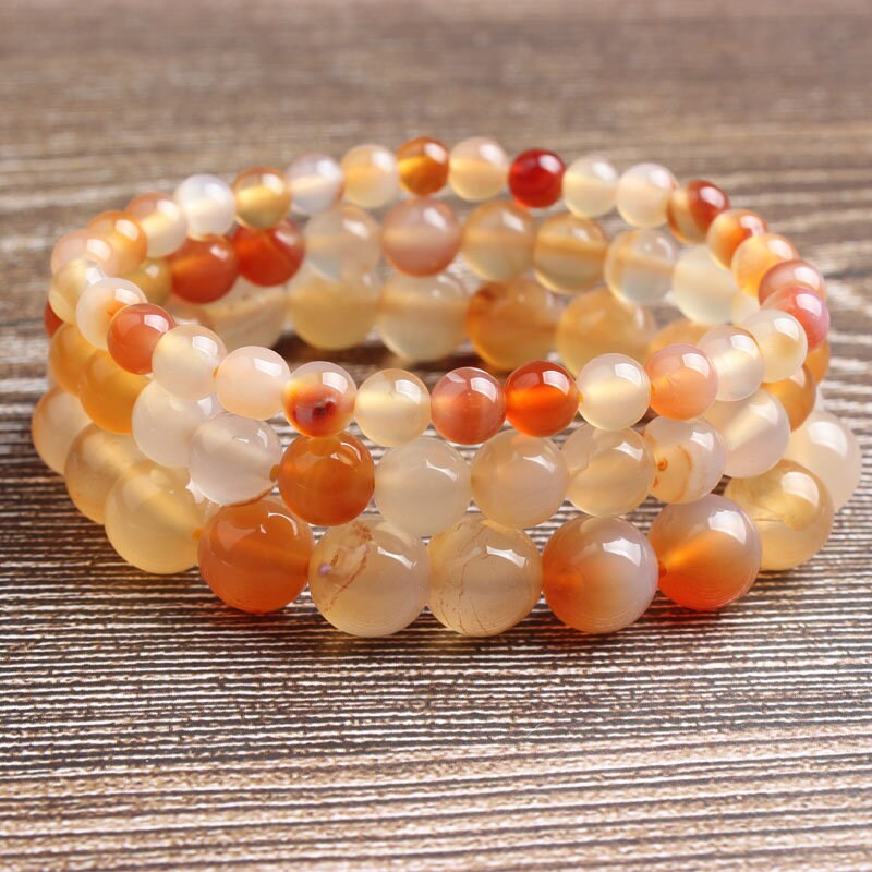 Bracelet Cornaline 8''