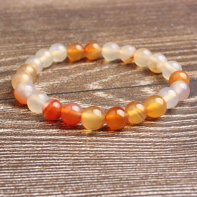 Bracelet Cornaline 8''