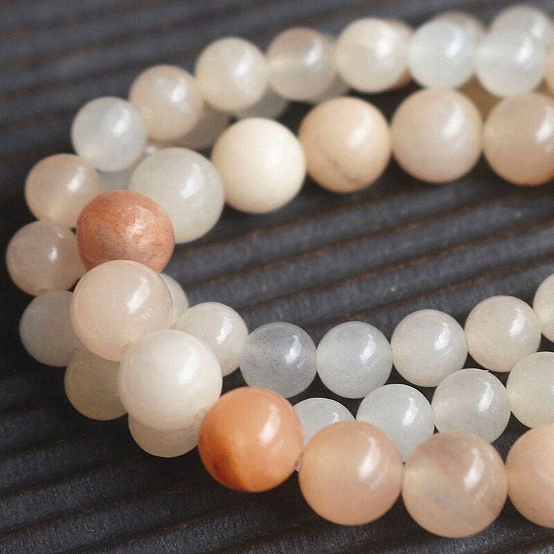 Aventurine rose clair, pierre précieuse naturelle, pierre ronde 4 mm 6 mm 8 mm 10 mm 12 mm 15''
