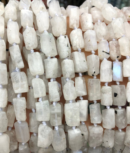 Moonstone Nugget Beads 6-8mm