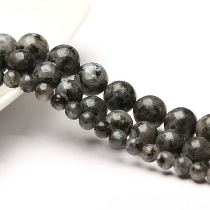 Black Labradorite Beads 4mm 6mm 8mm 10mm 12mm 15''