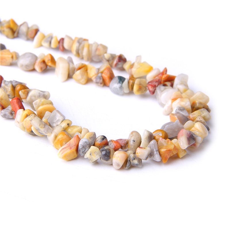 Crazy Agate Chips Beads 4-10mm 32''