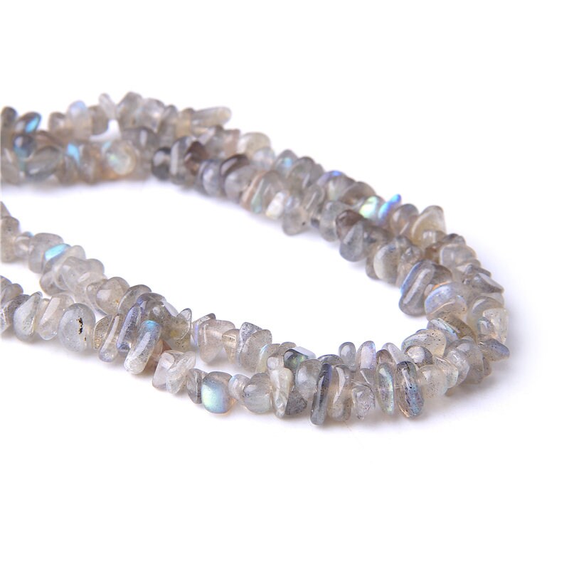 Labradorite Chips Nugget Beads 4-10mm 32''