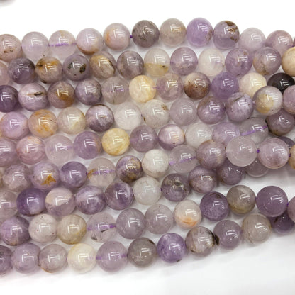 Lilla jade, naturlig ædelsten, rund sten 6mm 8mm 10mm 12mm 15''
