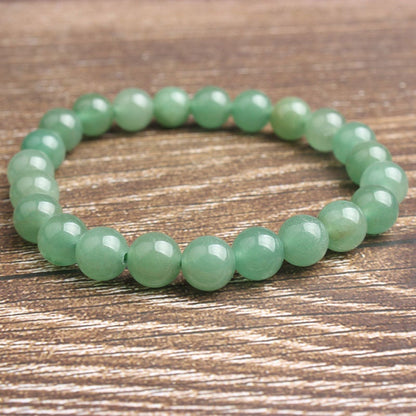 Grønt Aventurin Armbånd Stenperler Armbånd 4mm 6mm 8mm 10mm 8''