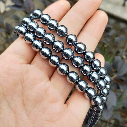 Silver Terahertz Beads 2mm 3mm 4mm 6mm 8mm 10mm 12mm 15''