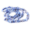 Perles pépites d'aventurine bleue 4-10 mm 32''