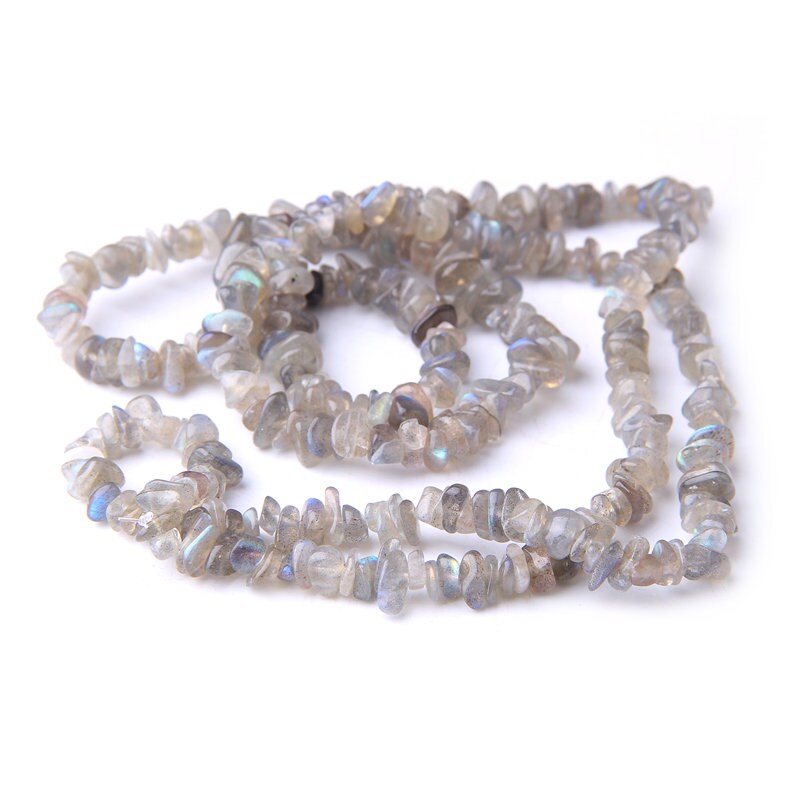 Labradorite Chips Nugget Beads 4-10mm 32''