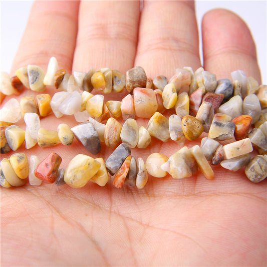 Crazy Agate Chips Beads 4-10mm 32''
