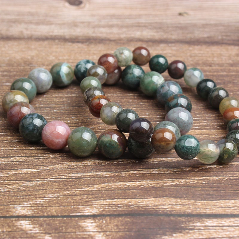 Indian Agate Bracelet 8''