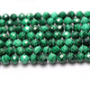 Genuine Malachite Faceted Beads 2mm 3mm 4mm 15''