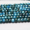 Perles à facettes en apatite cubique 4-5 mm 15''